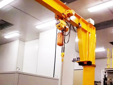 Jib Krane Çizelgesi ile Manual Rotating Arm Lift Crane