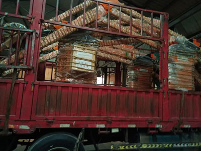 Rusya'ya teslim edilmeye hazır olan 4 set Endüstriyel Çamur Manipülatörü.